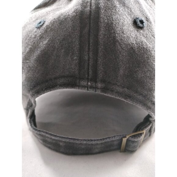 Yahweh The Great I Am Baseball Cap Religious Christian Charcoal Black Gray Hat - Picture 6 of 6